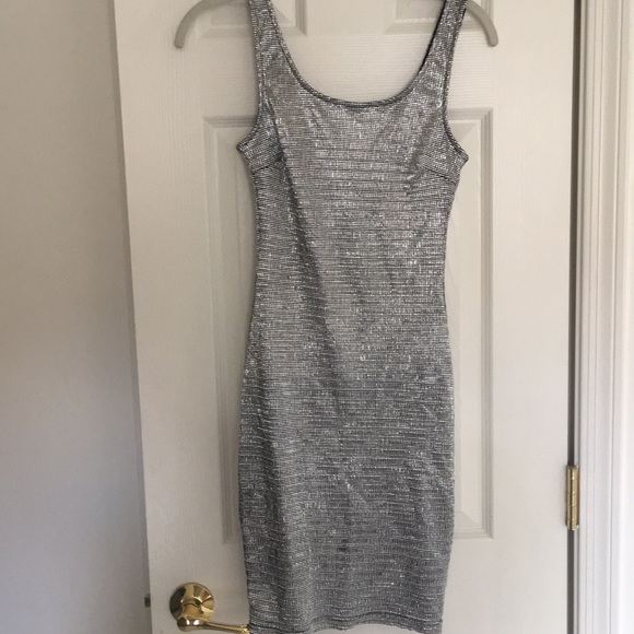 Soprano Dresses & Skirts - EUC Silver sparkly dress